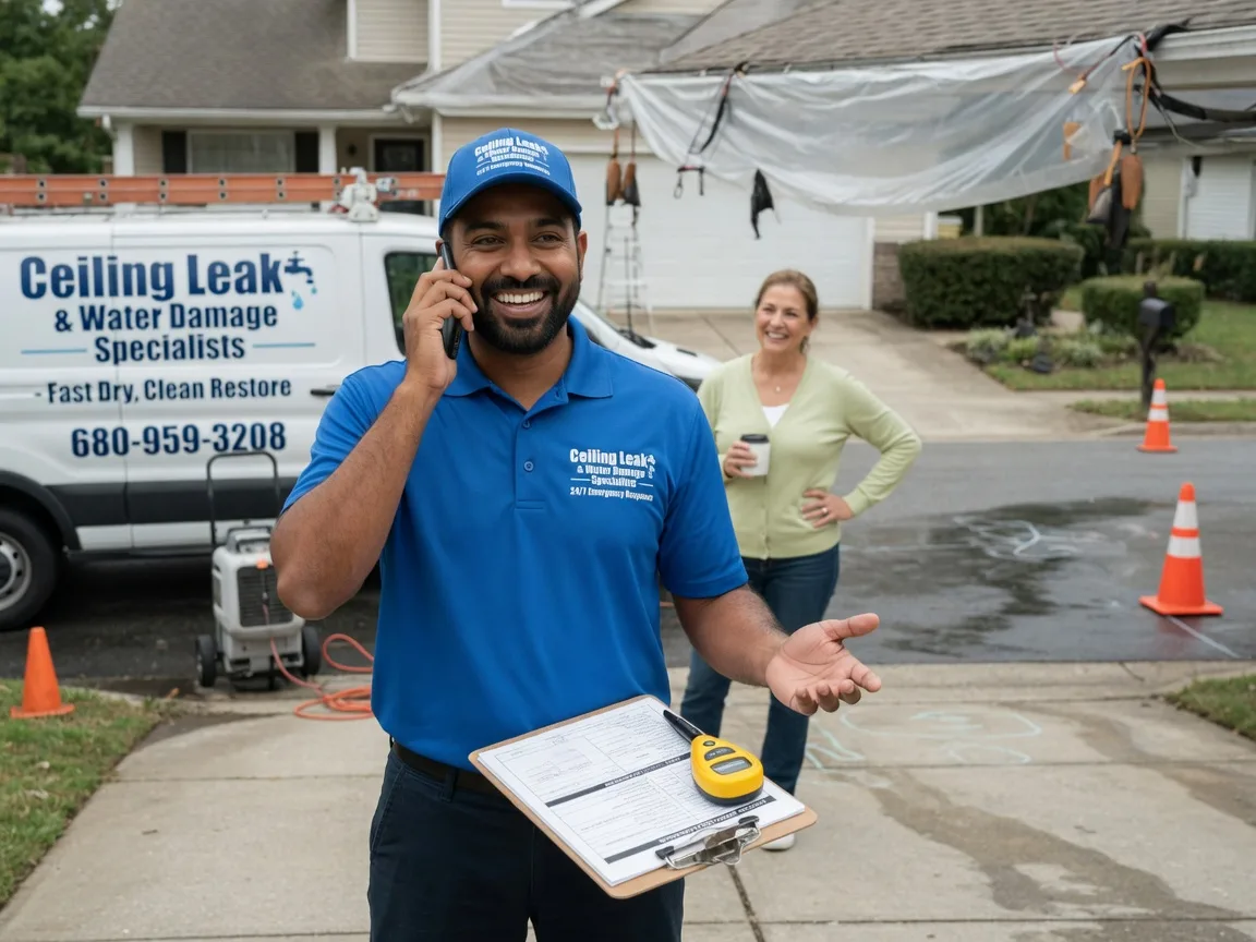 Ceiling Leak Cleanup Fort Eustis, VA FAQs